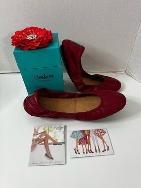 Tieks Ballet Flat Cardinal Red Size 8